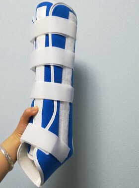 新品胫腓超踝f支具踝骨固定带胫腓骨护具夹板小腿保护套带钢板骨