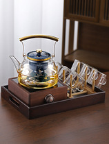 Legal Wind Cooking Teapot Electric Pottery Stove Heating Glass Burning Home Household Tea Set Cooking Tea Set Tea Set Tea tea Tea Teater Liang