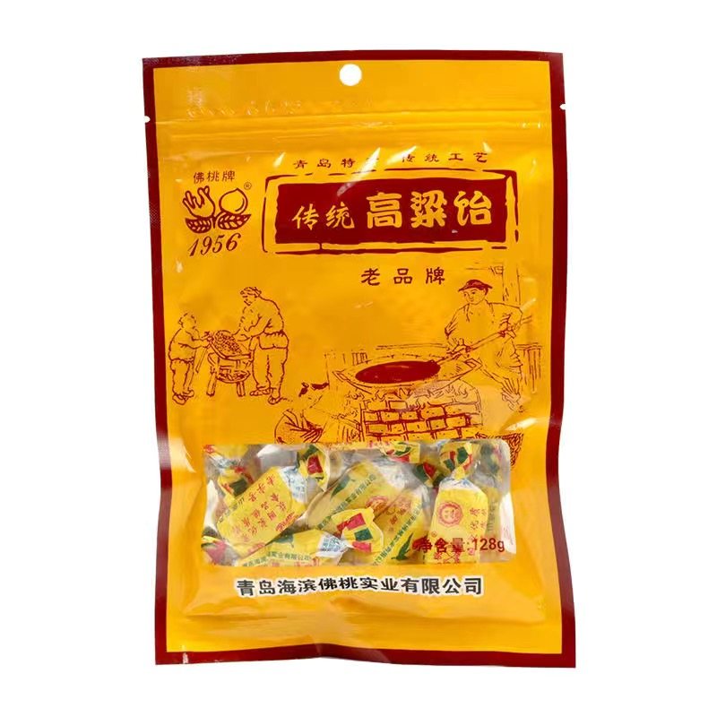 佛桃牌高粱饴拉丝软糖老字号山东青岛特产原味绿豆饴传统糖果零食,淘宝优惠券,粉丝福利购,淘宝优惠卷