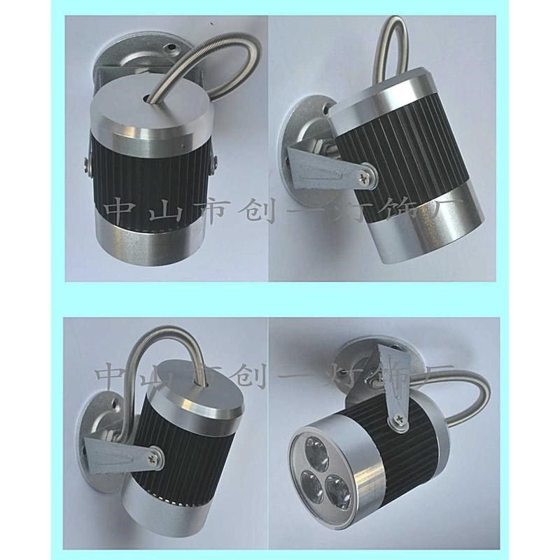 灯可调3瓦射灯壁灯角度明装铝材照背景led彩色酒柜画展柜灯投射,淘宝优惠券,粉丝福利购,淘宝优惠卷