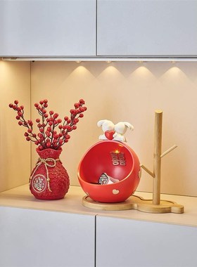 订婚新婚结婚礼物送新人r闺蜜实用家居装饰品客厅玄关钥匙收纳摆