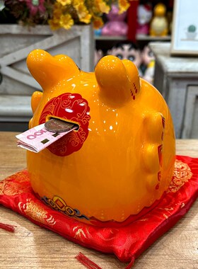 生肖龙摆件新年礼物蛇年大运吉祥物中G式陶瓷存钱罐家居客厅装饰
