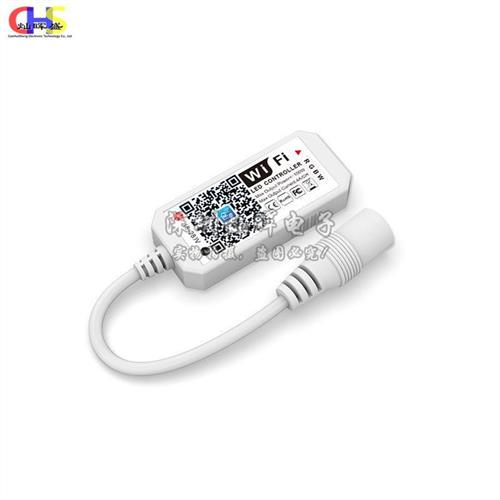 WIFI智能音乐LED控制器 24键2.4G无线遥控彩色RGB/RGBW灯带调光器