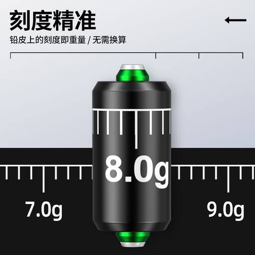 精品双芯刻度铅快速铅加厚铅坠铅皮卷钓鱼专用软铅皮座克度铅配件 - 图1
