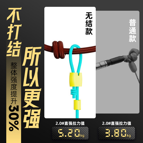 进口无结线组成品主线鱼线套装日本尼龙线品牌强拉力台钓鲫鲤专用 - 图1