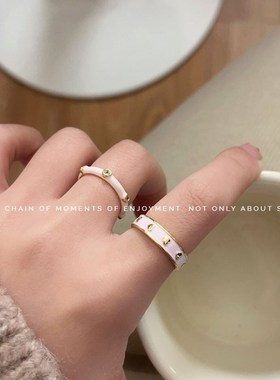 极速Sense Luxury Opening Ring Fashion PersonaQlity Gift Ring