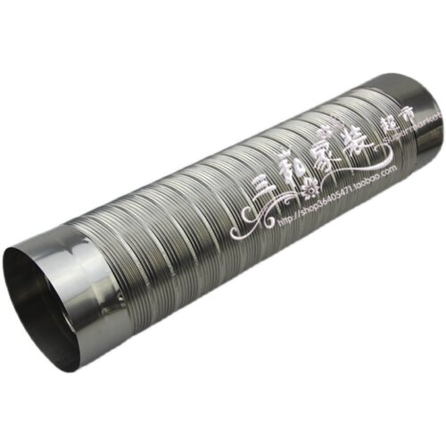 新品304不锈钢油烟机排烟管160mm弯头可弯烟囱管烟道X软管通风管 - 图0