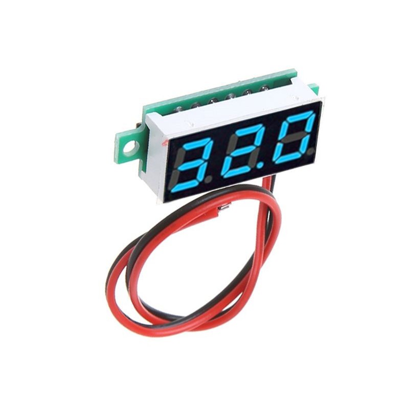 极速0.28寸超小数字直流电压表头 数显 E可调 三线DC0-100V 电瓶 - 图3