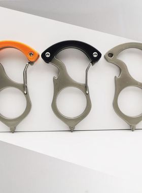 极速利刃单指扣指虎合金拳扣防身自D卫格斗训练用品可携式钥匙扣