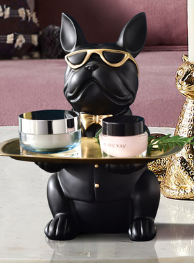 极速轻奢收纳法斗摆件北欧入户玄关钥匙装饰品客厅V茶几家居乔迁