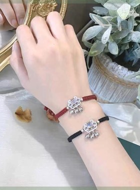 极速抖音a初夏家严选好物中国风手工编织手绳 平安长命锁手錬如意