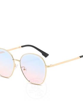 极速-Mens and womens metval round frame sun visors 9062 su