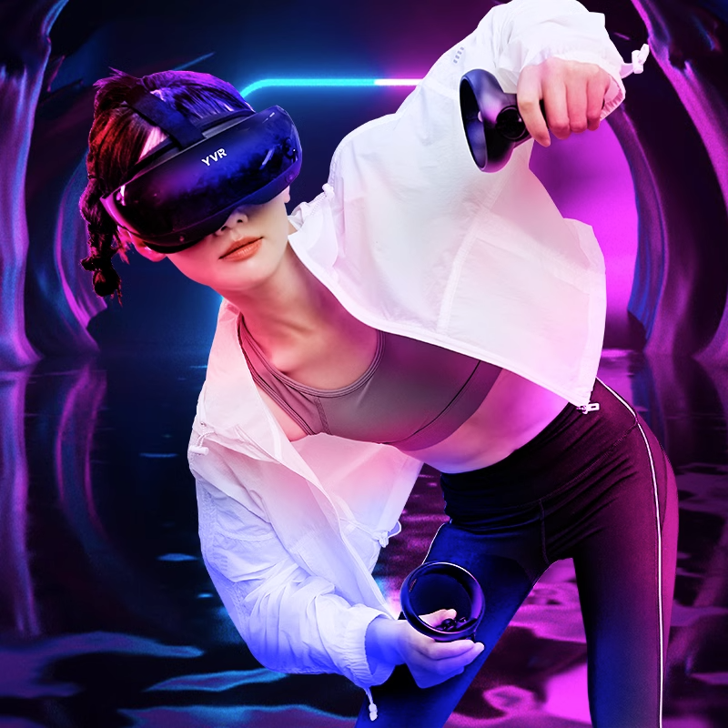 【5.20 20点抢】玩出梦想YVR2高端vr眼镜一体机智能眼镜3d虚拟现实体感游戏机串流头戴显示器vision pro平替 - 图2