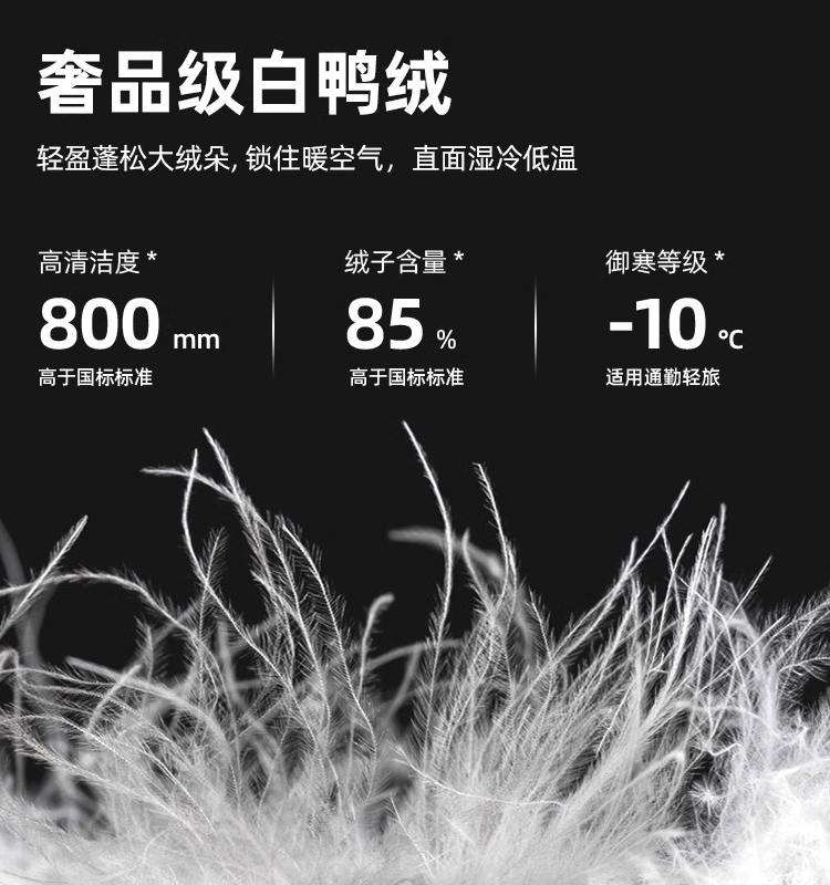 骆驼羽绒服男女连帽保暖2024冬季新款户外防风防寒情侣外套工装潮