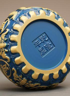 新款直销八福聚宝盆黄铜工厂直发家居客厅摆件工艺品全铜办公室装