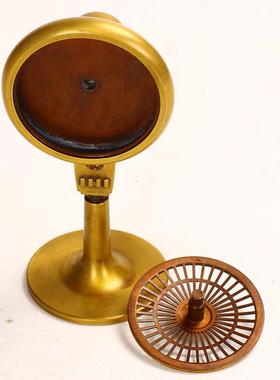 新款直销批量礼品销售 迷你台式小风扇 金属铜制造 家居客厅装饰