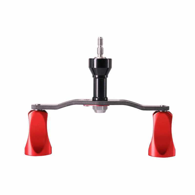 新款直销DEUKIO纺车鱿鱼轮金属握丸双摇臂轻量型碳纤维材质 改装,淘宝优惠券,粉丝福利购,淘宝优惠卷