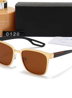 新款偏光 男士高清墨镜 防紫外线蛤蟆镜 开车眼镜0120
