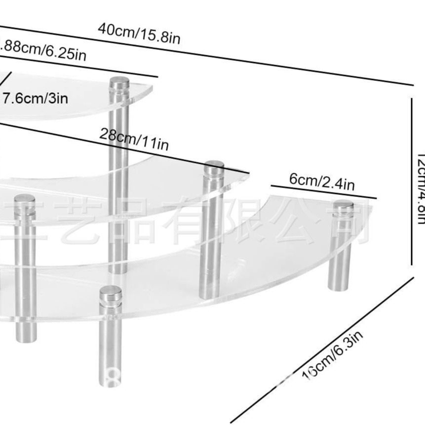 新品 3层蛋糕展示架 圆形甜品摆放架 化妆品展示架 cake stand,淘宝优惠券,粉丝福利购,淘宝优惠卷