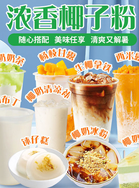 分装瓶收纳罐速溶椰子粉特原味椰奶椰汁椰浆奶茶店专用烘焙摆摊商