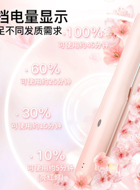 空盒子USB充电式无线夹板小型卷发棒直发卷发两用神器迷你便携刘