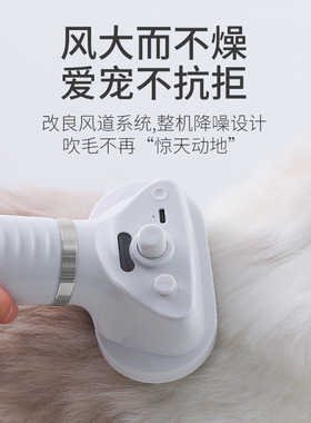 空盒子跨境电动宠物吹风梳一键除毛按摩小型狗狗猫咪拉毛宠物喷雾