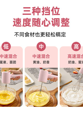 空盒子电动打蛋器奶油打发器小型家用打蛋糕搅蛋打奶泡机自动搅拌
