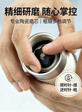 空盒子手摇咖啡磨豆机咖啡机咖啡研磨器磨豆机咖啡豆碾磨轻loo包