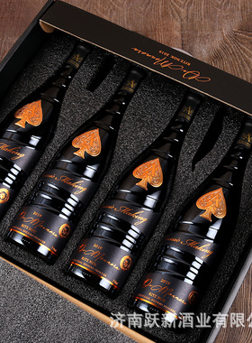 分装瓶收纳罐德梦莫拉澳洲干红葡萄酒14.8度红酒整箱4支装黑桃A酒
