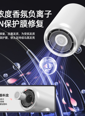 空盒子高速吹风机大风力速干家用吹头发负离子护发智能屏显电吹风
