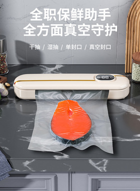 空盒子跨境家用真空封口机厨房包装真空机便携式食品保鲜机全自动