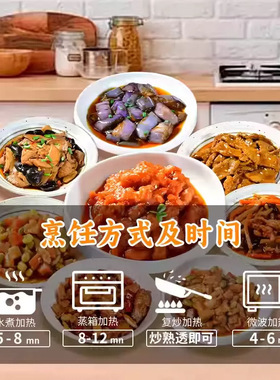 分装瓶收纳罐粮农星厨番茄炒蛋料理便当包预制菜盖浇饭煲仔饭外卖