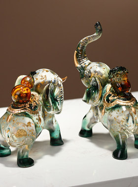 Spatio大象招财保平安客厅摆件