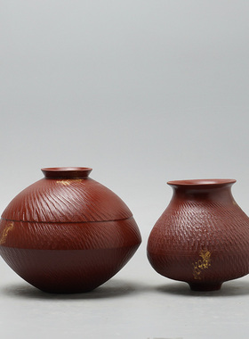 新中式现代创意陶瓷花瓶摆件酒店售楼部桌面花插花器办公桌装饰品