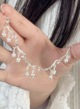 新款甜美铃兰花手链新中式配饰女