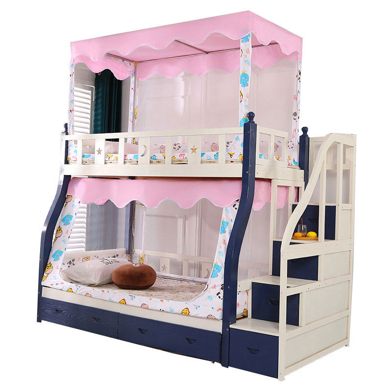 极速子母床上下铺蚊帐o梯形双层高低床母子床遮光床帘一体家用儿,淘宝优惠券,粉丝福利购,淘宝优惠卷