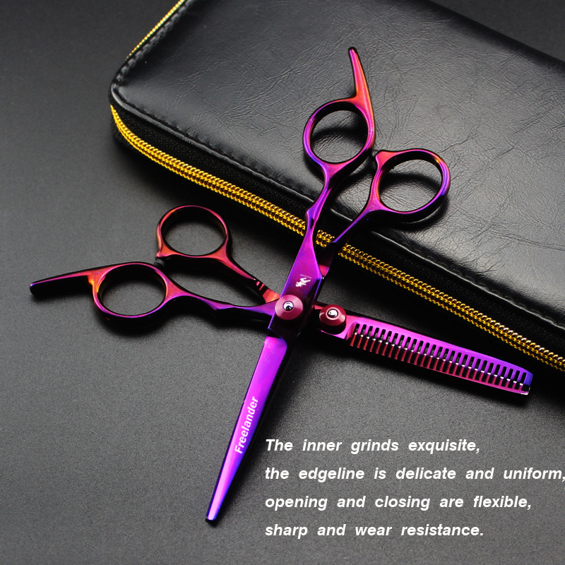 极速Professional 6 oinch Hair Scissors Thinning Barber Cutti - 图2