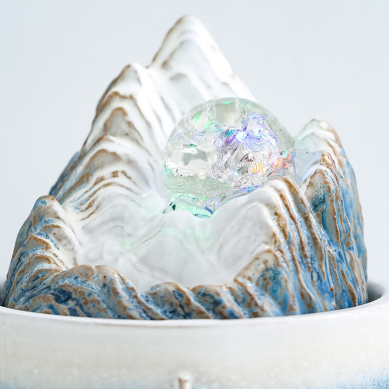 简约解压小流水办公桌usb摆件送女生朋友生日礼物工位情绪稳定器,淘宝优惠券,粉丝福利购,淘宝优惠卷