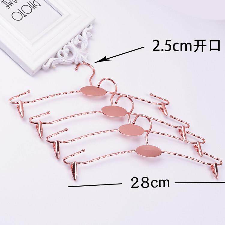 金属内衣架服装店加粗防滑女士内衣挂内裤文胸架子金色夹子包邮,淘宝优惠券,粉丝福利购,淘宝优惠卷