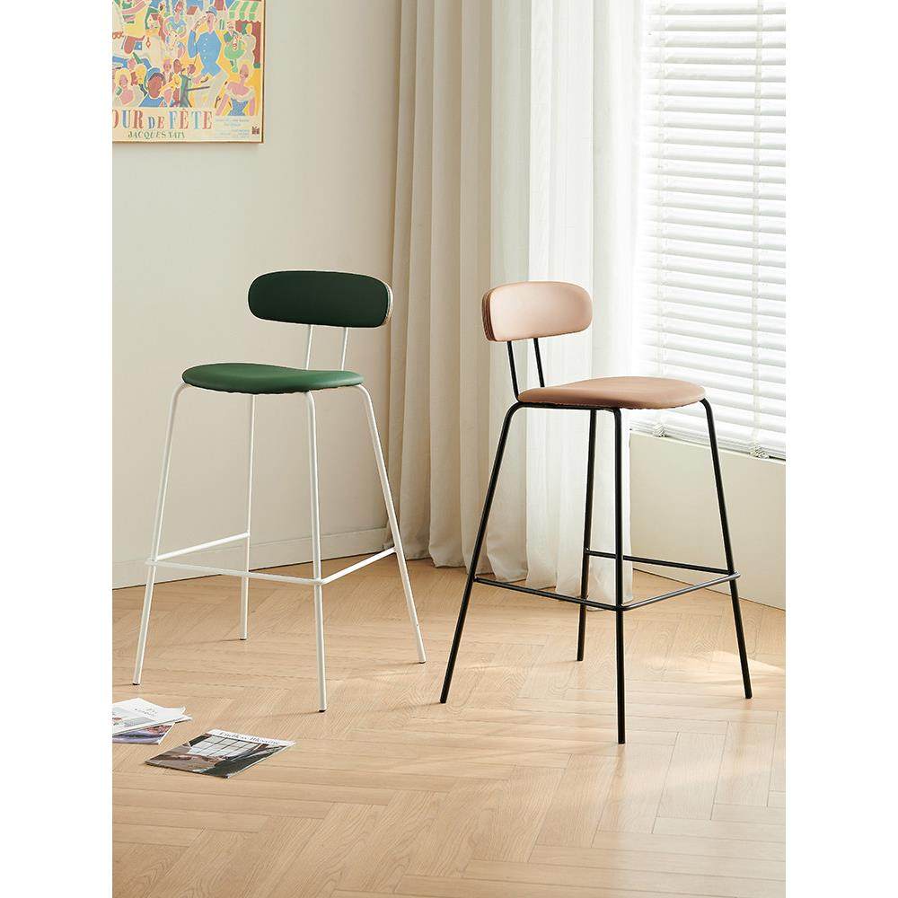 工业风格前台靠背高凳锻铁吧台椅简约现代家居吧台凳吧台椅高椅,淘宝优惠券,粉丝福利购,淘宝优惠卷