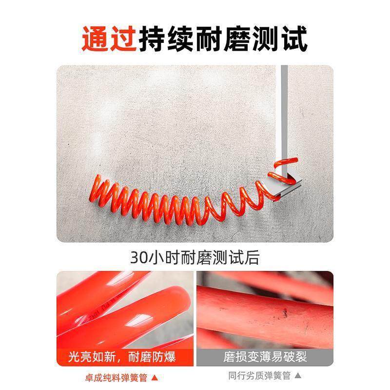 PU弹簧气管软管螺旋伸缩空压机气泵高压汽管快速接头气动风管8mm,淘宝优惠券,粉丝福利购,淘宝优惠卷