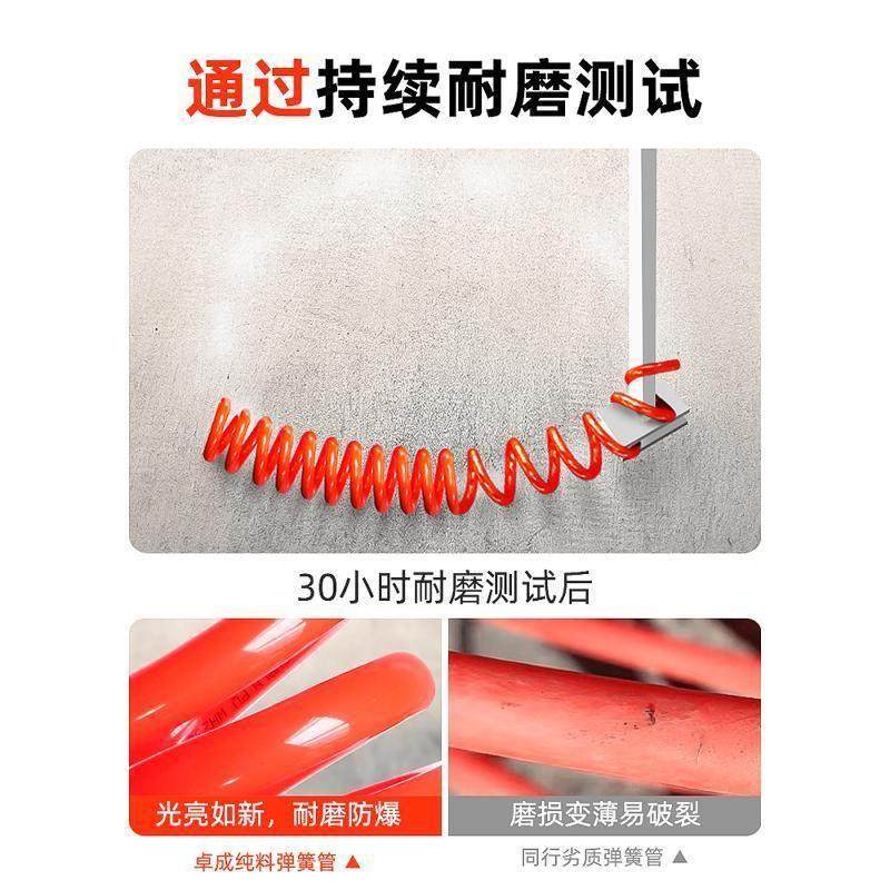 PU弹簧气管软管螺旋伸缩空压机气泵高压汽管快速接头气动风管8mm,淘宝优惠券,粉丝福利购,淘宝优惠卷