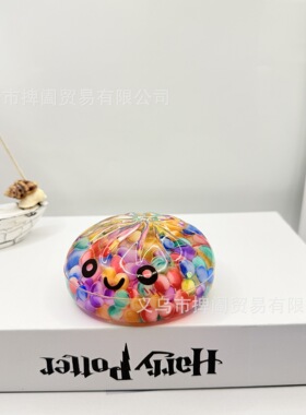 新款入油爆闪流沙包子带笼摆件可爱趣味潮玩盲盒桌面地摊厂家批发