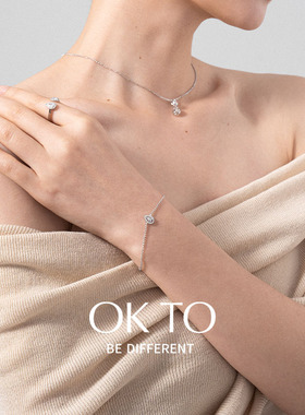 okto手链原创设计925银女