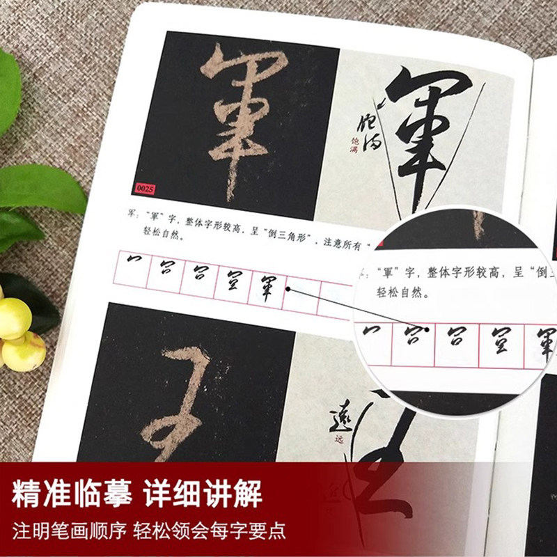 王羲之圣教序字字析 黄文新著1523字逐字视频讲解 碑帖笔法临析毛笔书法临摹软笔笔法解析书法教程行书草书临摹教材