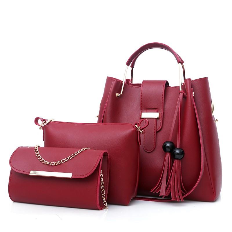 Women Handbags 2018 Messenger Bags Ladies Shoulder Bag 2 set - 图0