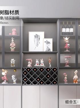 轻奢时尚客厅家居饰品摆件电视柜酒柜装饰品玄关办公室乔迁礼物