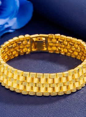 钻石之乡河南商丘时尚镀米字车花手链男宽版表形手链满天星a2718