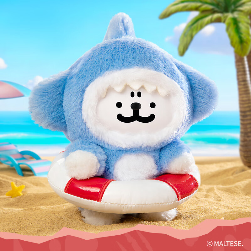 KKV正品线条小狗猜猜我是谁搪胶毛绒挂件盲盒潮玩公仔挂饰礼物 - 图2