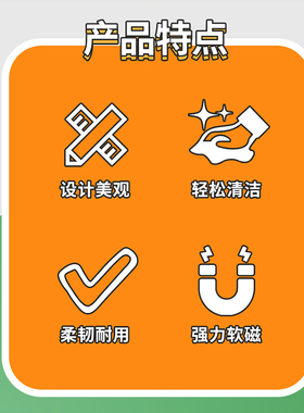 可爱卡通搞怪Q萌冰箱贴洗衣机入门磁吸贴个性冰箱侧面磁吸装饰贴